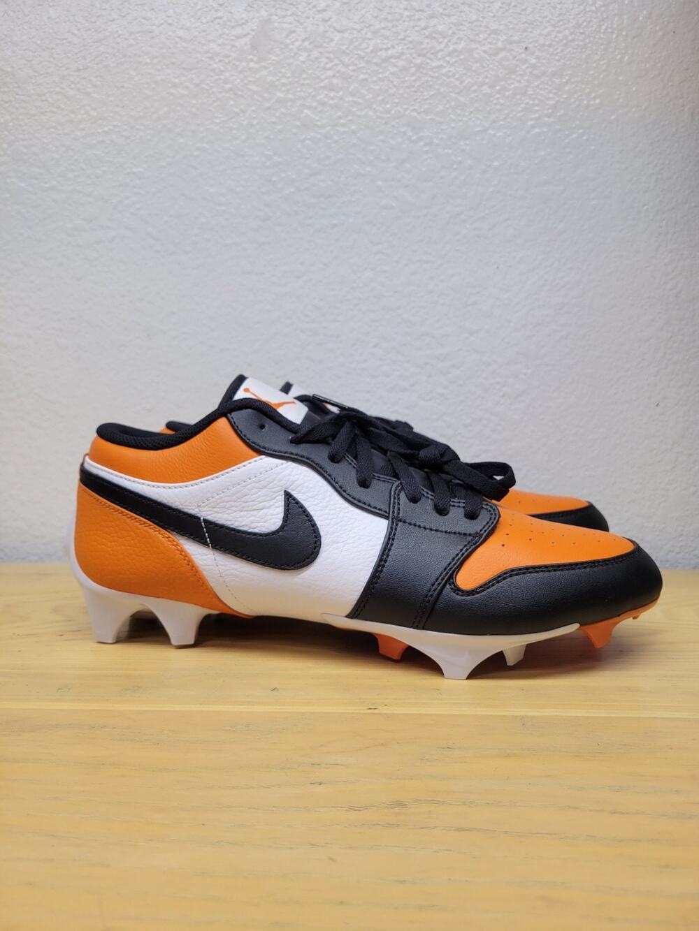 Nike Jordan 1 Low TD Cleat Shattered Backboard FJ6245-801 Men’s Size 12 NWOB